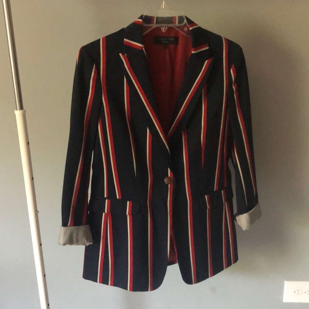 ISO Rag & Bone Blazer- red, white and blue